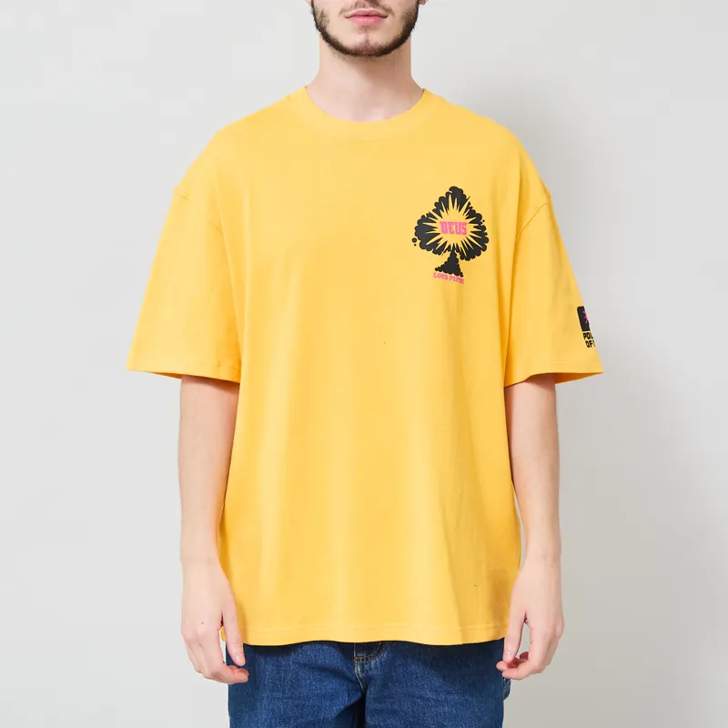 Deus Ex Machina Turpentine Oversized T Shirt Citrus Orange-2