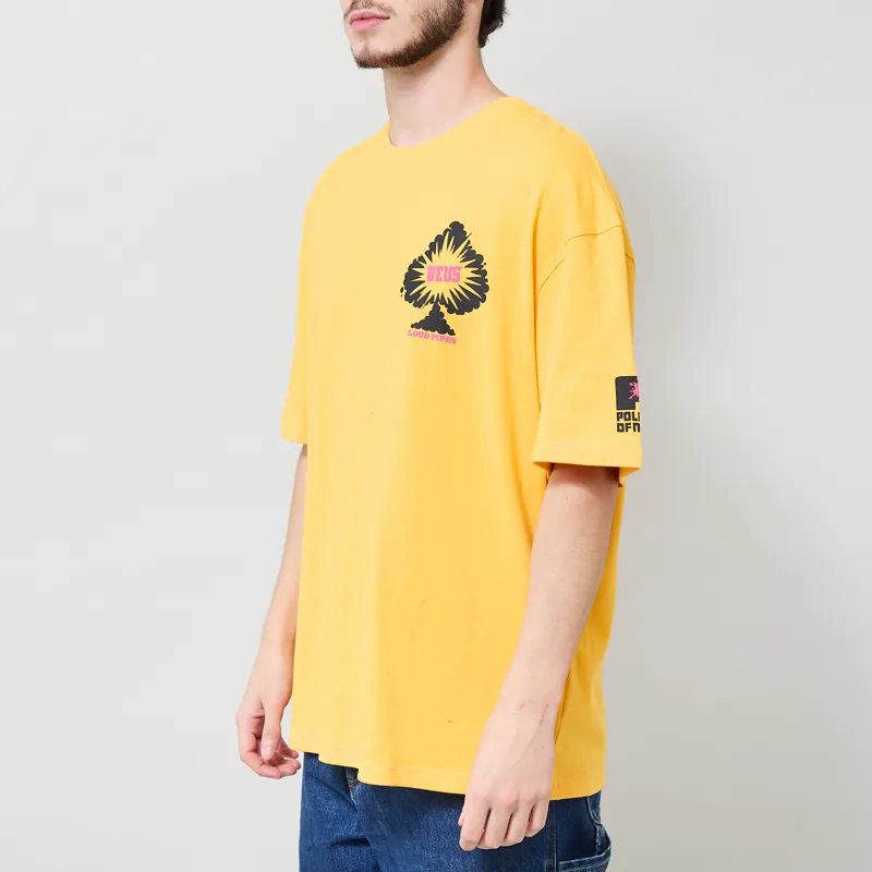 Deus Ex Machina Turpentine Oversized T Shirt Citrus Orange-1