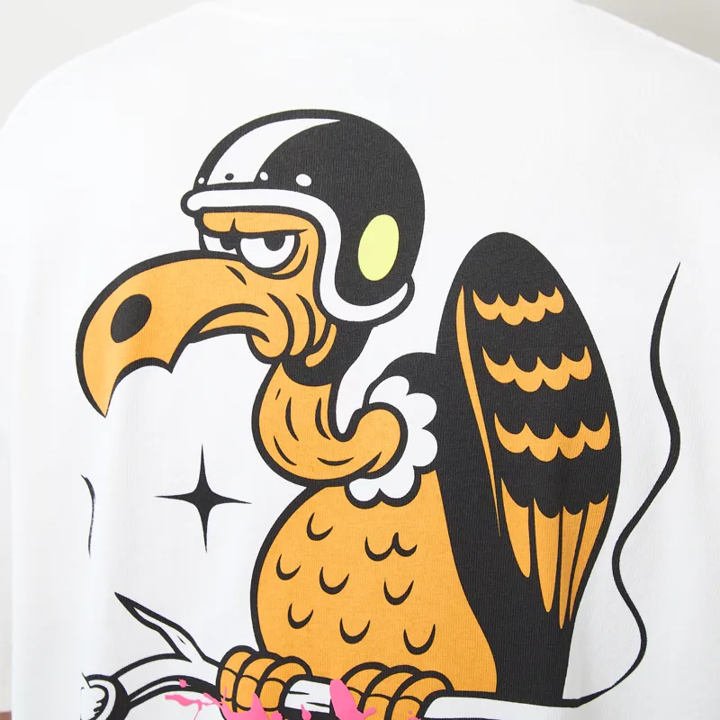 Deus Ex Machina Turpentine Oversized T Shirt Vintage White-6