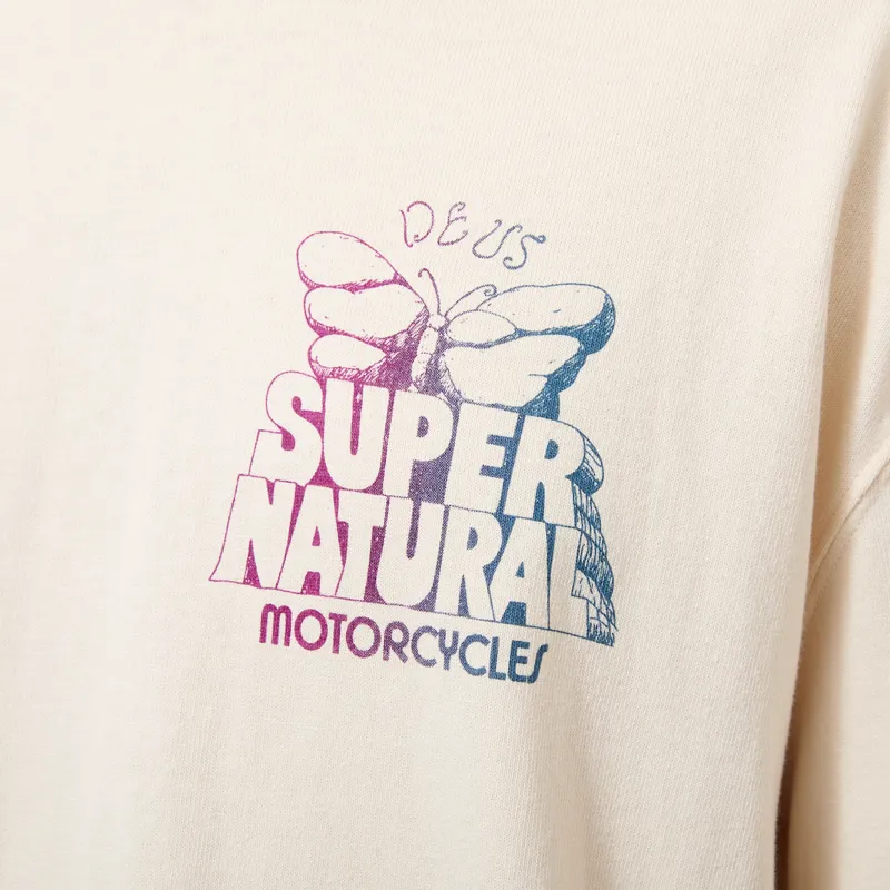 Deus Ex Machina Temple Torque Oversized T Shirt Dirty White-4