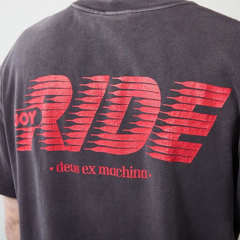 Deus Ex Machina Fast Times T Shirt Black Beauty-3