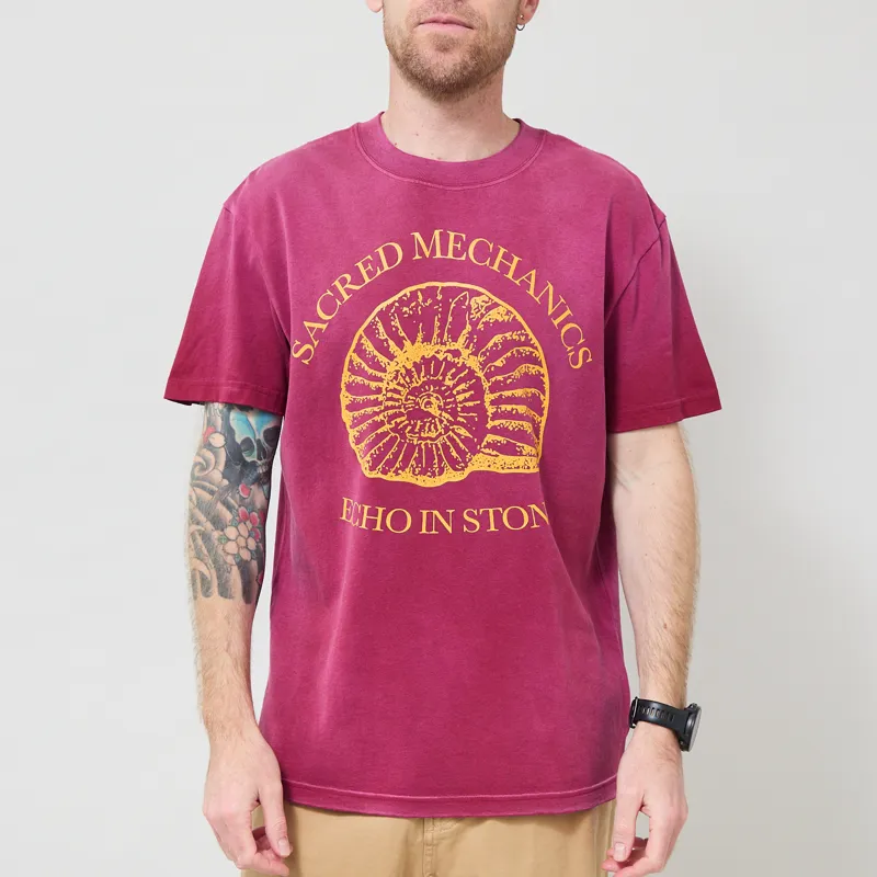 Deus Ex Machina Perfect Ratio T Shirt Riding Red-1