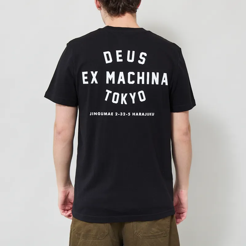 Deus Ex Machina Harajuku Helmet T Shirt Black