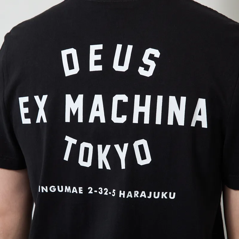Deus Ex Machina Harajuku Helmet T Shirt Black-6