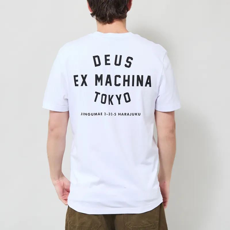 Deus Ex Machina Harajuku Helmet T Shirt White