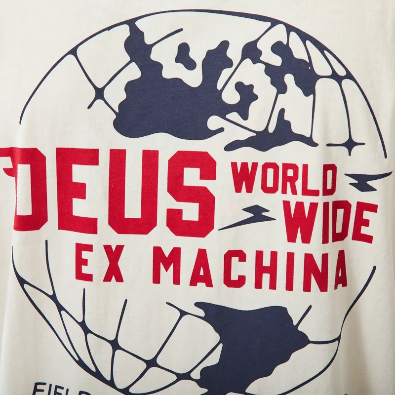 Deus Ex Machina Global Spark T Shirt Vintage White-7