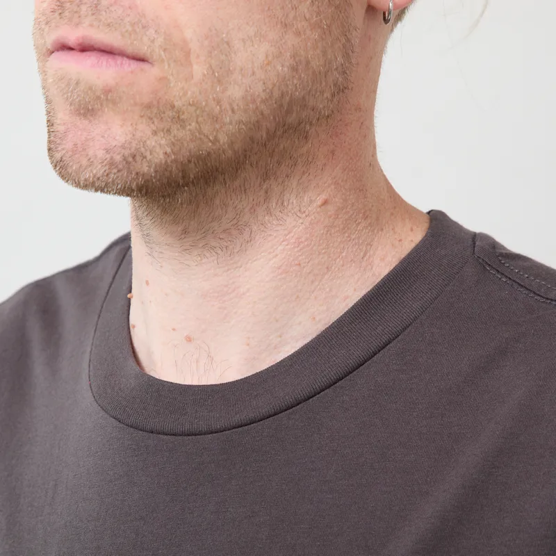 Deus Ex Machina Refuge T Shirt Anthracite Grey-2