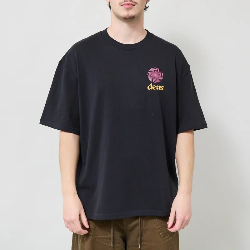 Deus Ex Machina Strata T Shirt Black-2
