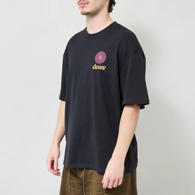 Deus Ex Machina Strata T Shirt Black-1