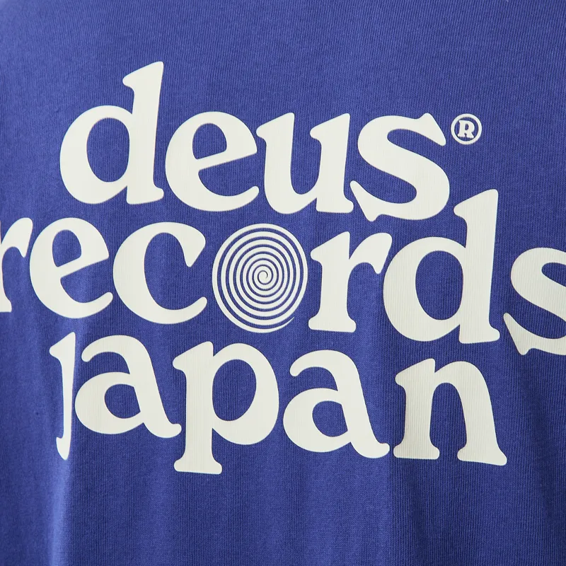 Deus Ex Machina Strata T Shirt Limoges Blue-6