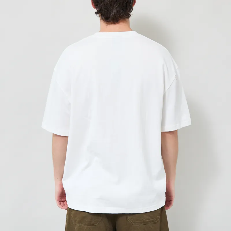 Deus Ex Machina Smile T Shirt Vintage White-2