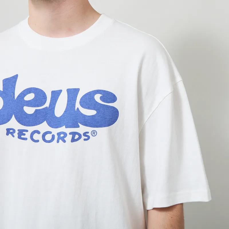 Deus Ex Machina Smile T Shirt Vintage White-5
