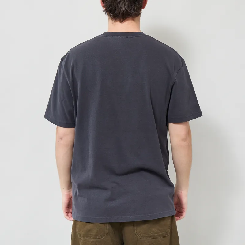 Deus Ex Machina Shield Garment Dyed T Shirt Black-2