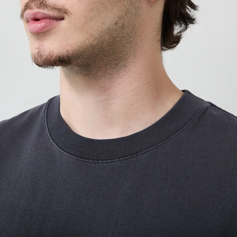 Deus Ex Machina Shield Garment Dyed T Shirt Black-3