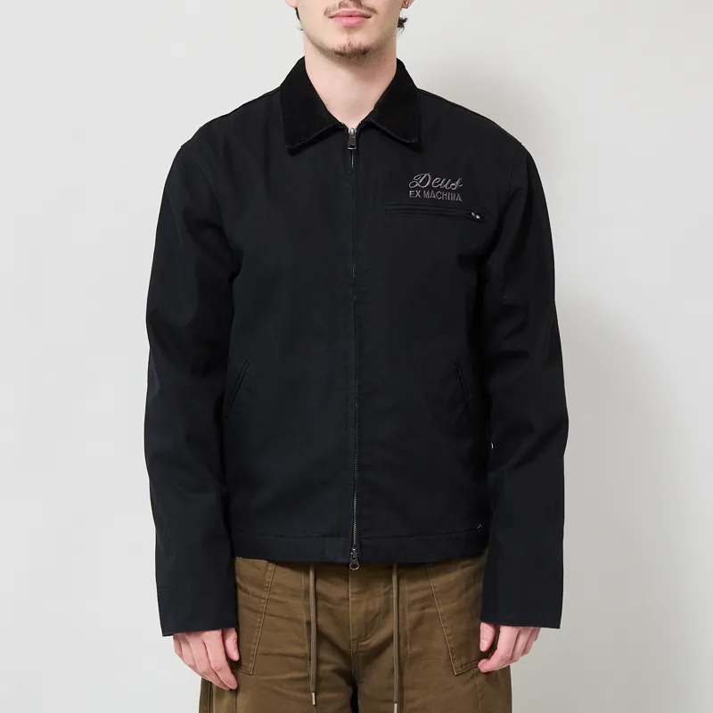 Deus Ex Machina Address Workwear Jacket Black-2