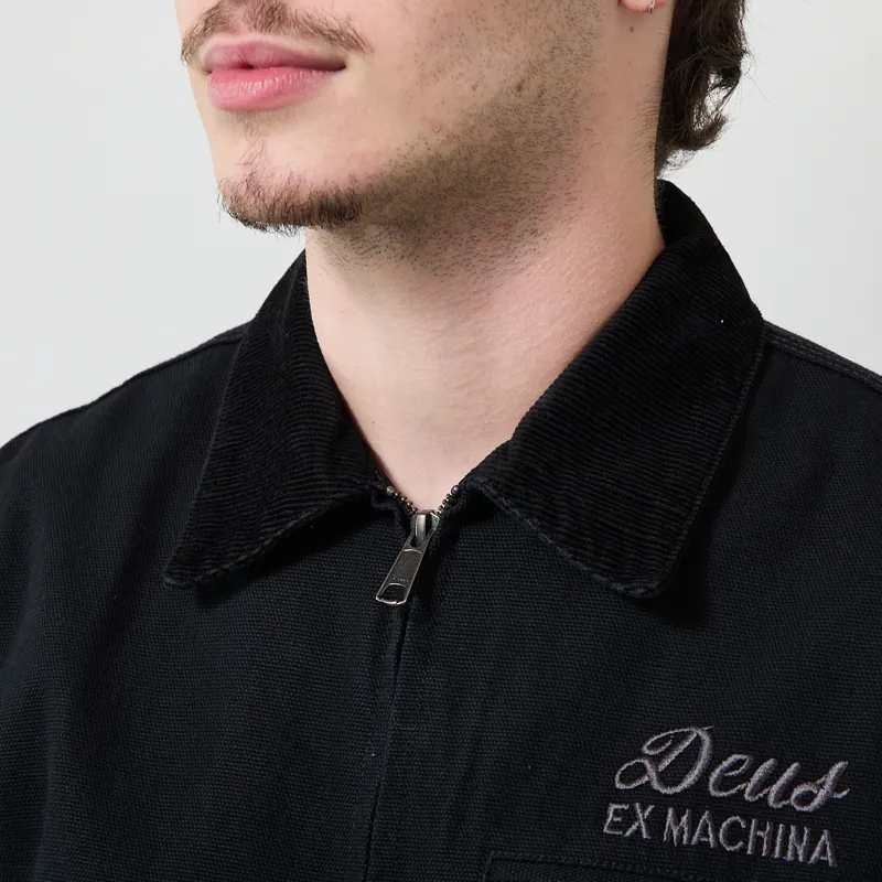 Deus Ex Machina Address Workwear Jacket Black-3
