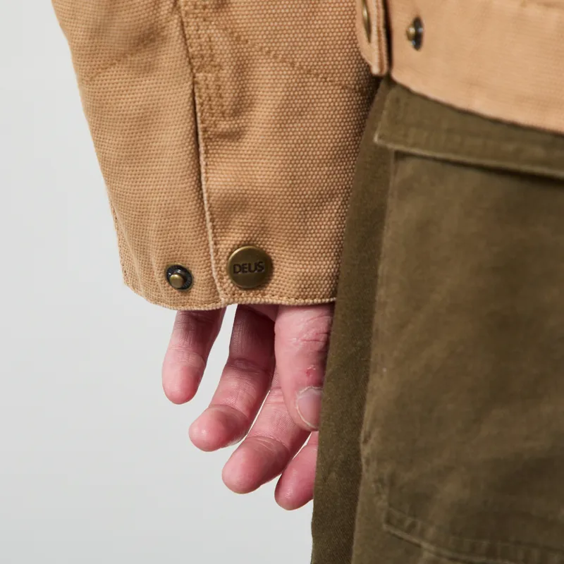 Deus Ex Machina Address Workwear Jacket Dijon Tan-11