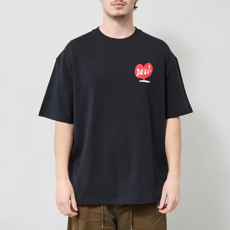 Deus Ex Machina Deep Cut T Shirt Black-2