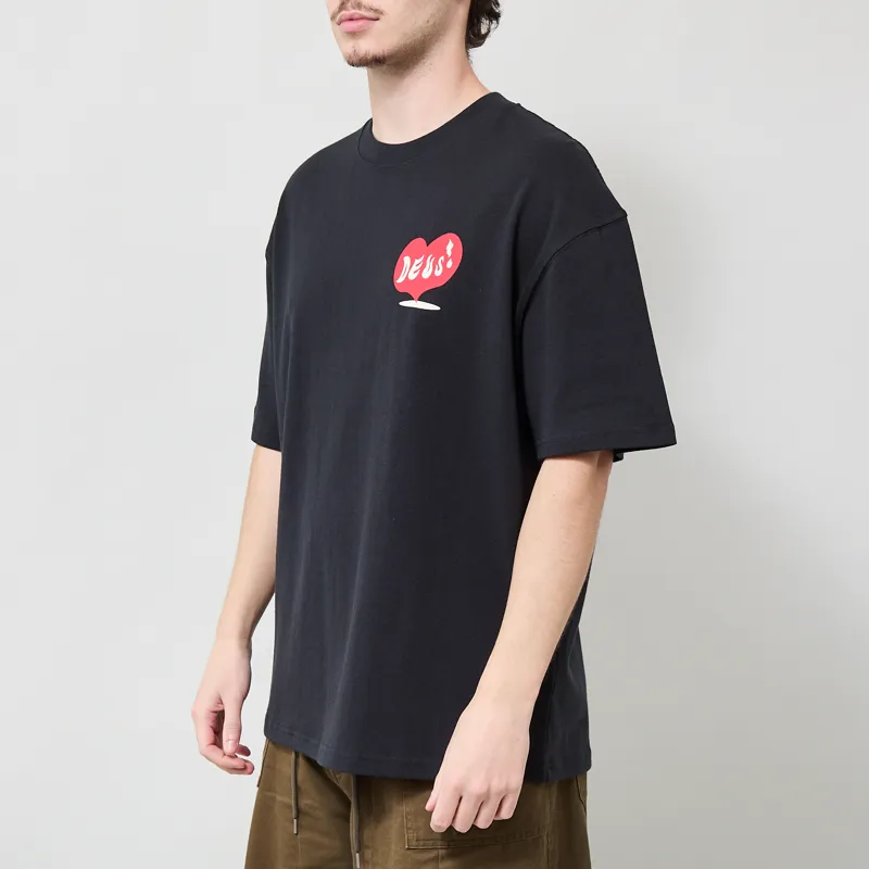 Deus Ex Machina Deep Cut T Shirt Black-1