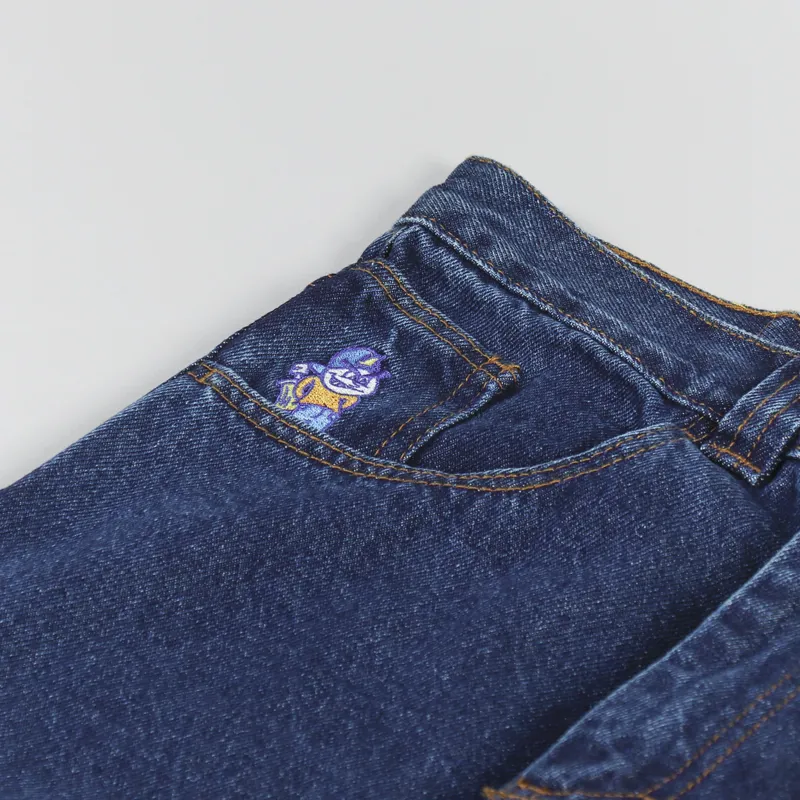 Polar Skate Co. 93 Denim Jeans Dark Blue-4