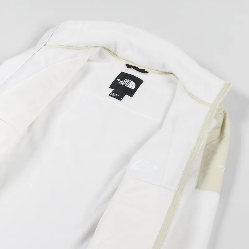 The North Face 94 High Pile Denali Fleece Jacket Gardenia White Gravel-4