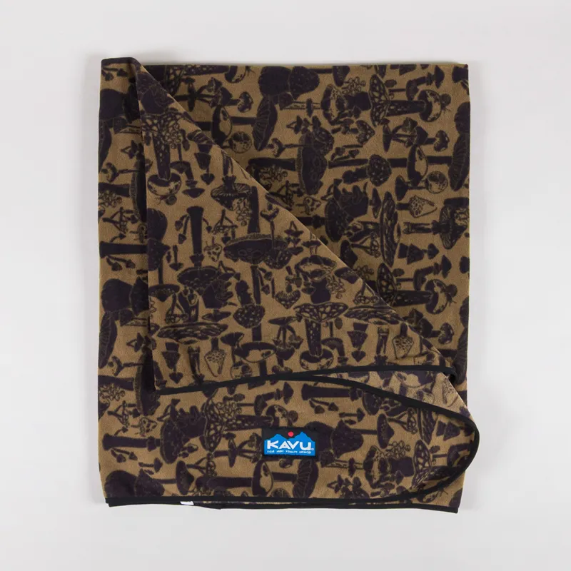 Kavu Doe Bay Fleece Blanket Mushroom Seeker-1