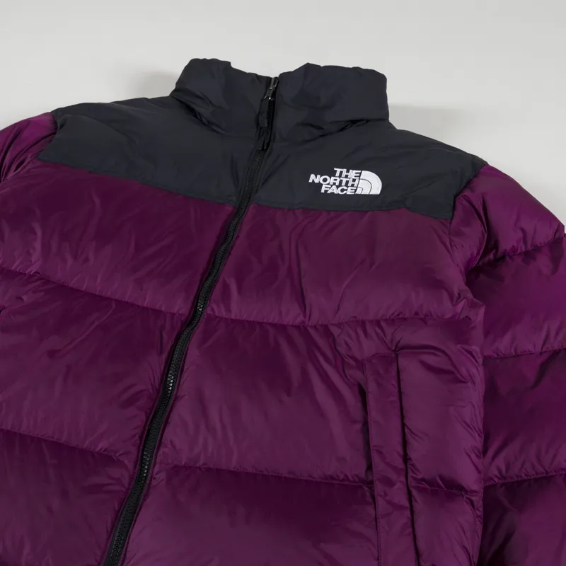 The North Face 1996 Retro Nuptse Insulated Down Jacket Boysenberry Black-4