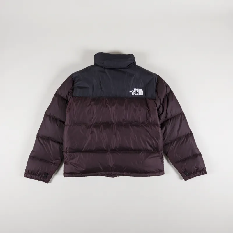 The North Face AW21 1996 Retro Nuptse Jacket Coal Brown TNF Black