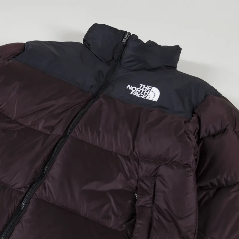 The North Face 1996 Retro Nuptse Insulated Down Jacket Coal Brown TNF Black-3