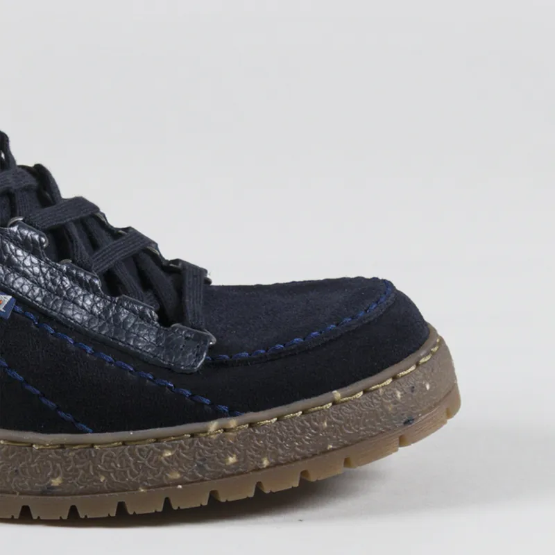 Mephisto Rainbow Oregon Velour Shoes Blue-5