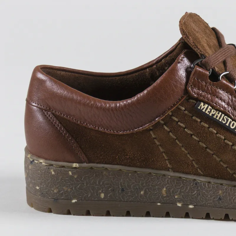 Mephisto Rainbow Oregon Velour Shoes Brown-4