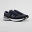 New Balance Made In US 990v5 Shoes Navy Silver