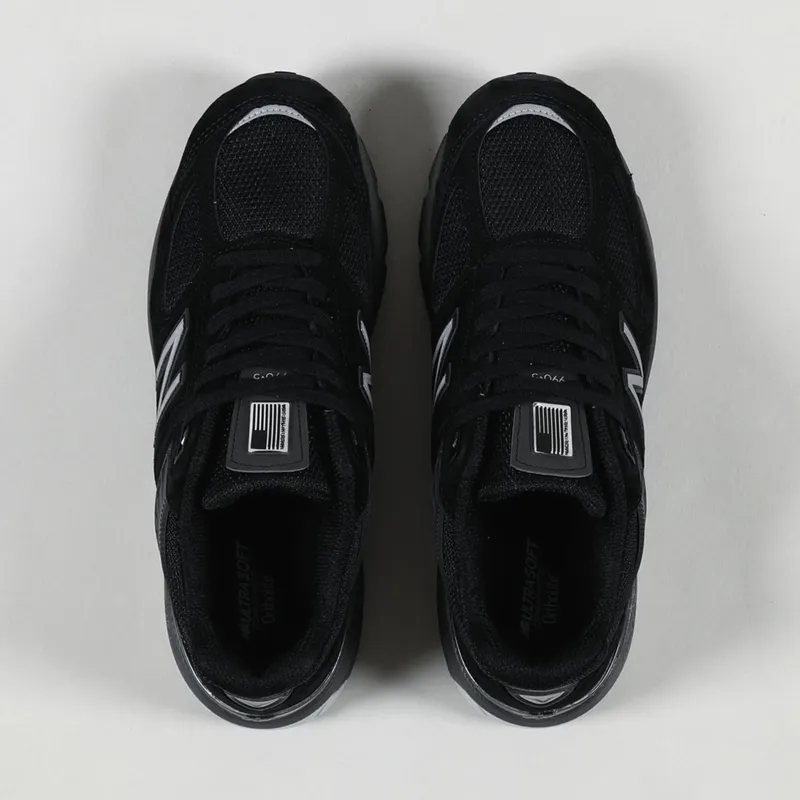 New Balance Made In US 990v5 Shoes Black Silver-3