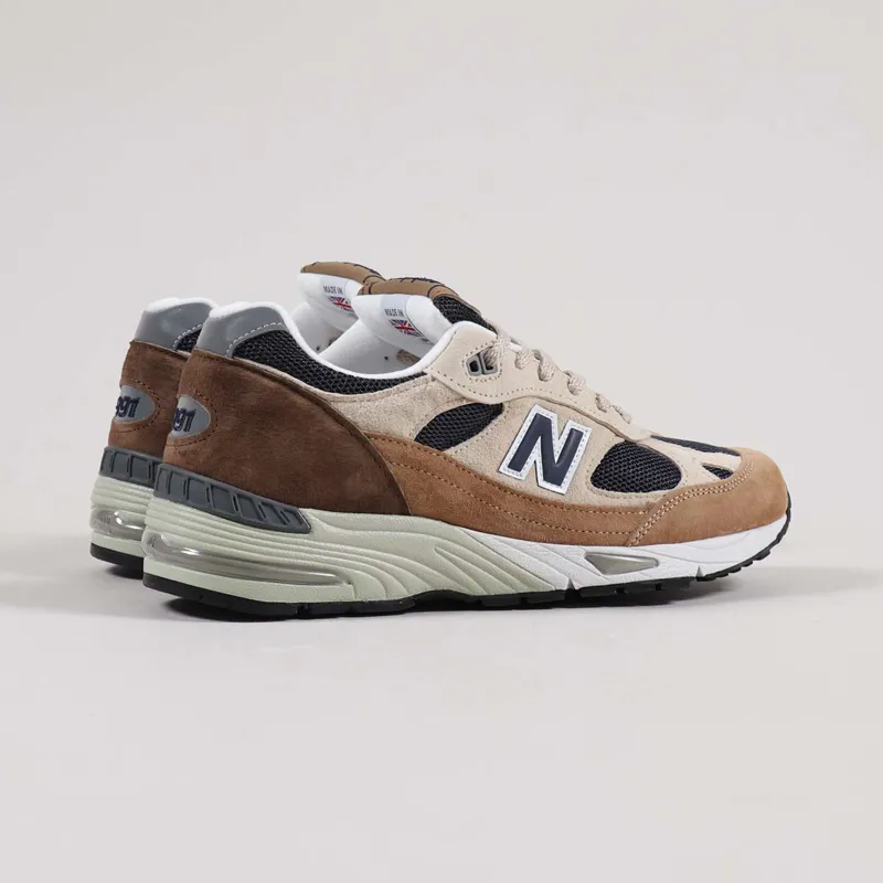 New Balance Made In UK 991 Shoes Sand Navy-2
