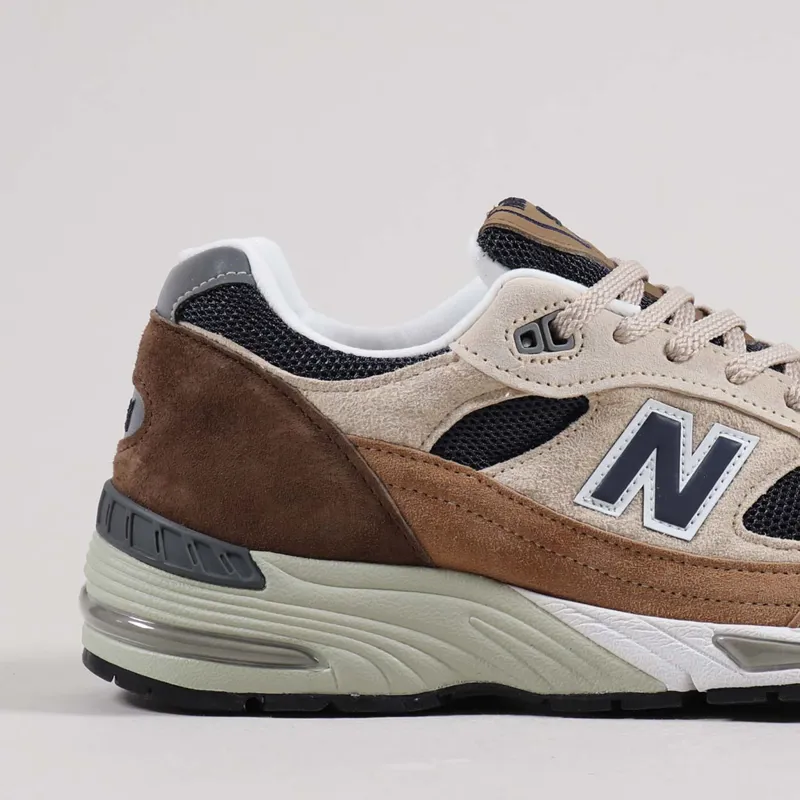 New Balance Made In UK 991 Shoes Sand Navy-5
