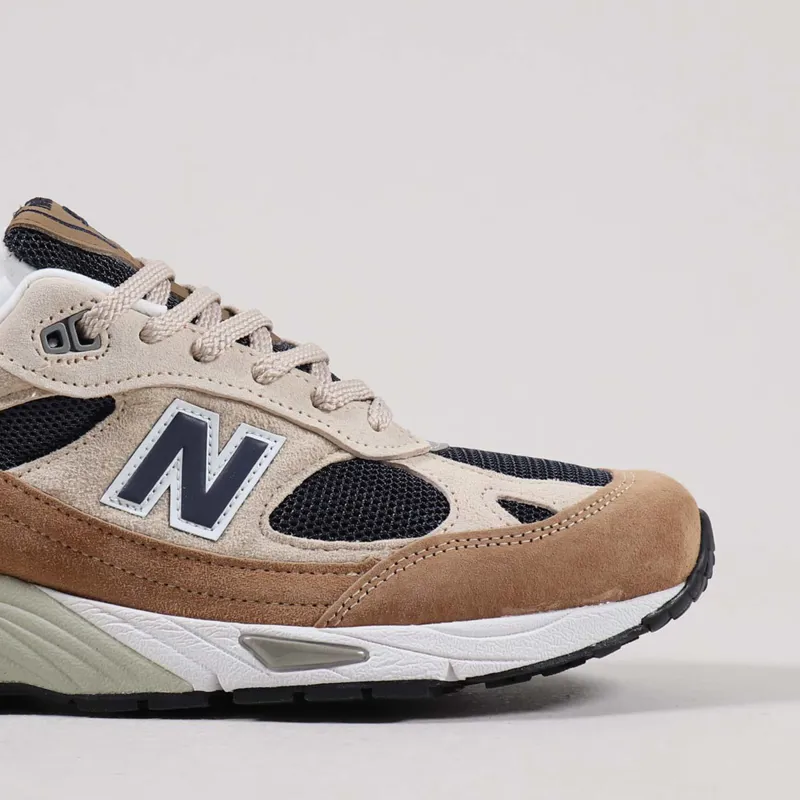 New Balance Made In UK 991 Shoes Sand Navy-6