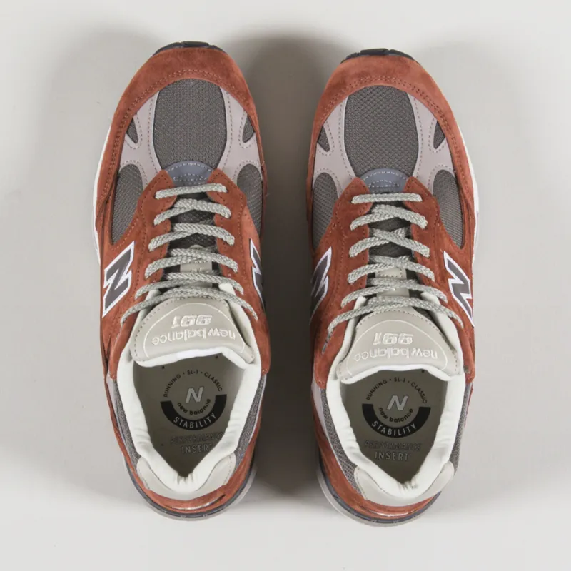 New Balance Made In UK 991 Shoes Sequoia Falcon Atmosphere-1
