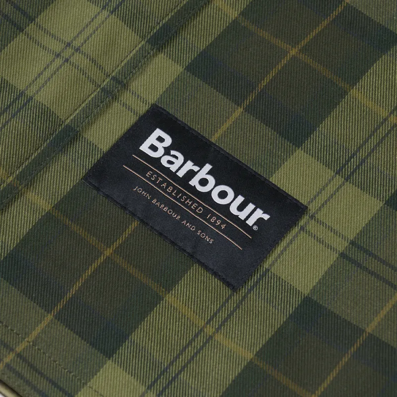 Barbour Oversized Reversible Transporter Jacket Bleached Olive-11