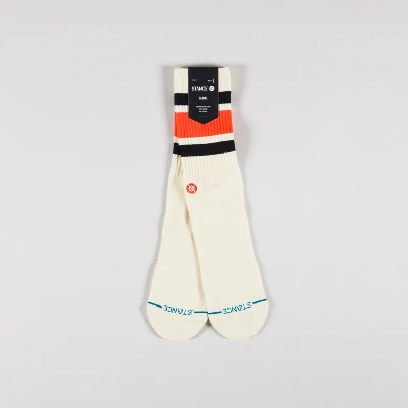 Stance Boyd St Crew Socks Tomato