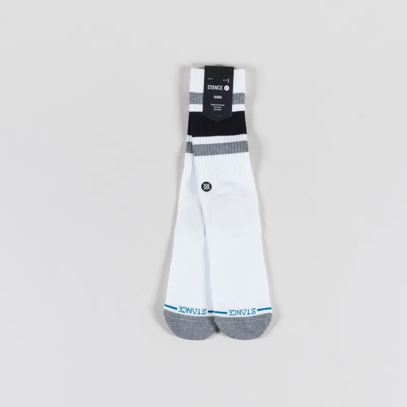 Stance Boyd St Crew Socks White