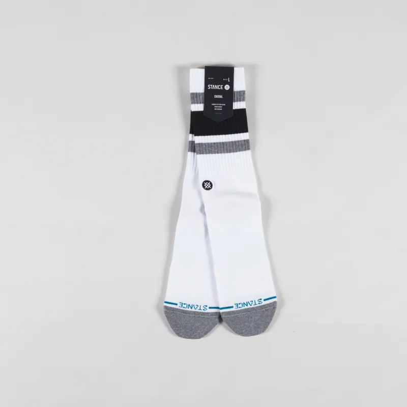 Stance Boyd St Crew Socks White