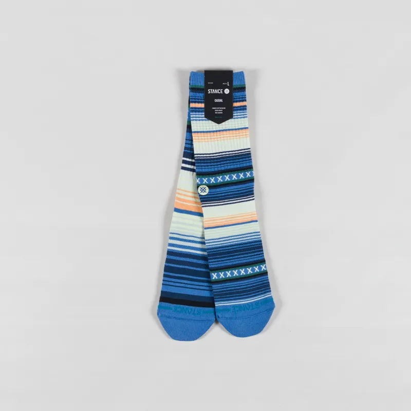 Stance Curren Crew Socks Capri Blue