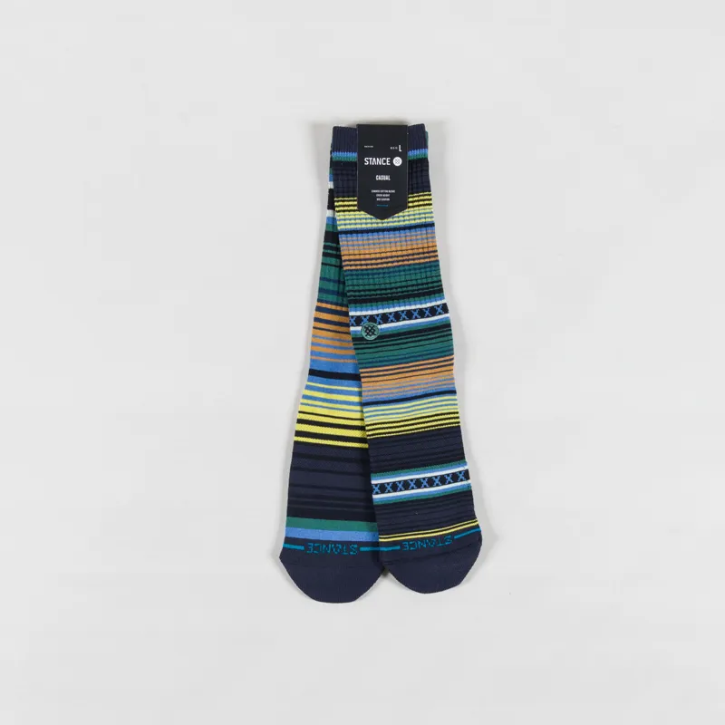 Stance Curren Crew Socks Deep Teal