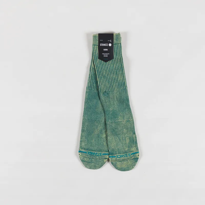 Stance Icon Dyed Crew Socks Teal