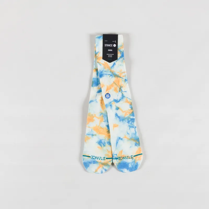 Stance Spotty Dye Crew Socks Mango