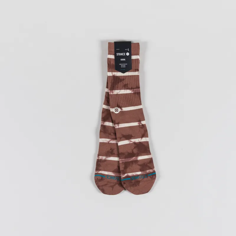 Stance Mojo Crew Socks Brown
