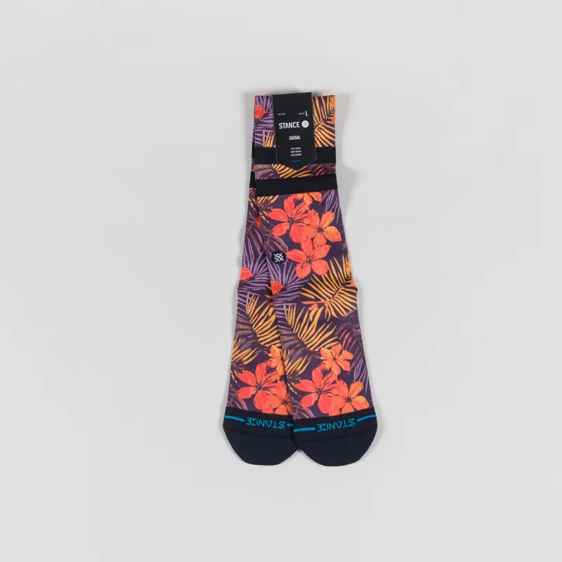 Stance Poipu Crew Socks Orange