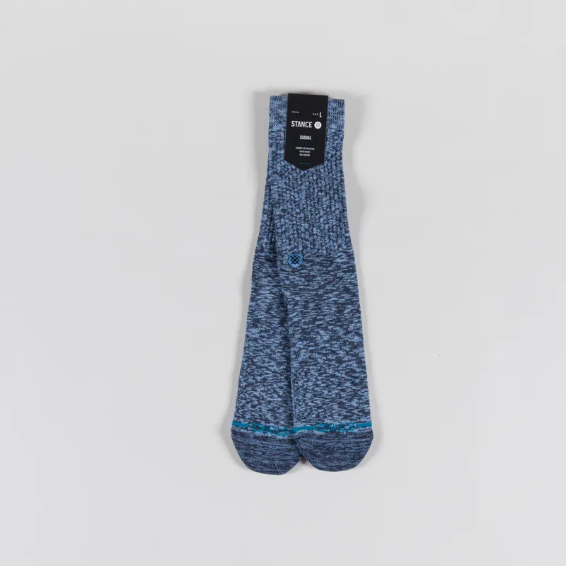 Stance Slub Crew Socks Navy