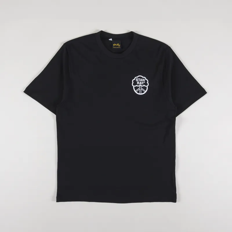 Stan Ray A And Peace T Shirt Black-1
