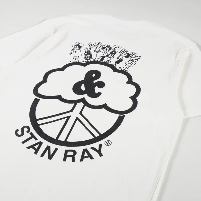 Stan Ray A And Peace T Shirt White-2